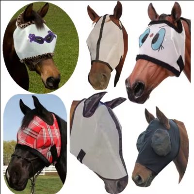 two popular options for providing protection：Fly masks and fly fringes